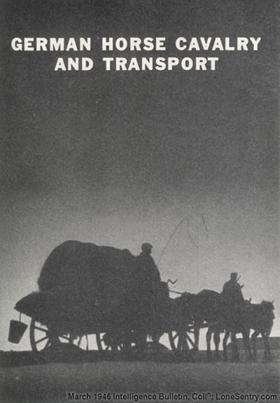 [German Horse Cavalry and Transport]