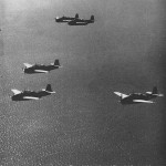 Avenger Torpedo Bombers in Formation