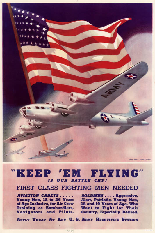 keep em flying poster