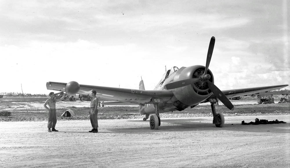 Grumman F6F Hellcat on Peleliu with Radar