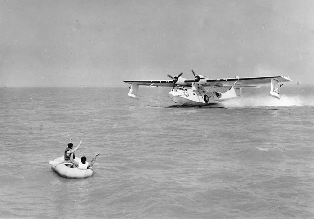 Consolidated OA-10 Catalina air-sea rescue training at Keesler Field, Mississippi in 1944.