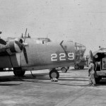 A B-24 Liberator at Muroc Army Airfield, now Edwards Air Force Base, during World War II. (U.S. Air Force Photograph.)