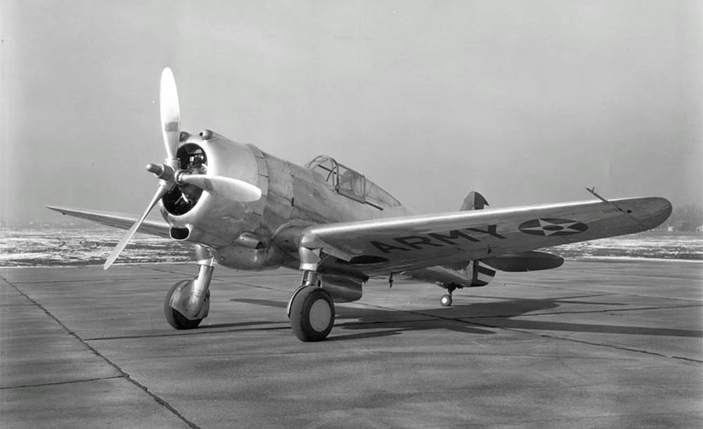 Curtiss P-36 Hawk fighter aircraft.