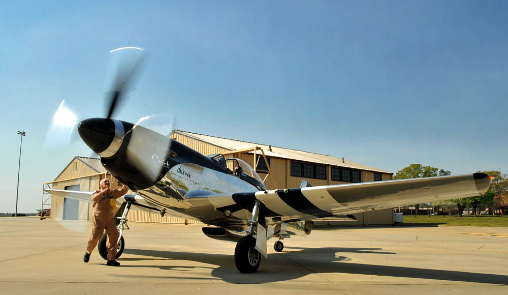 P-51 Mustang "Quick Silver" photographed at Shaw Air Force Base, S.C., March 2012.