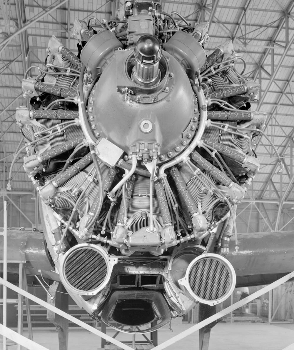 P-47 Thunderbolt radial engine. (NASA Photograph.)