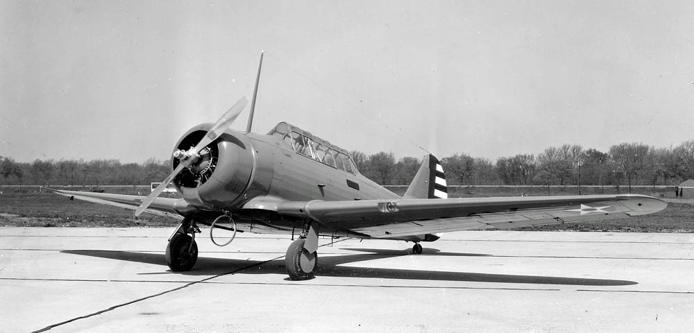 North American BC-1 trainer. (U.S. Air Force Photograph.)