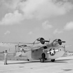 A Grumman JRF-5 Goose amphibious aircraft used by NACA to transport workers between Langley and Wallops Island. (NASA Photograph.)