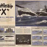 A WWII poster for Battleship "X" -- the USS South Dakota. (U.S. Navy.)