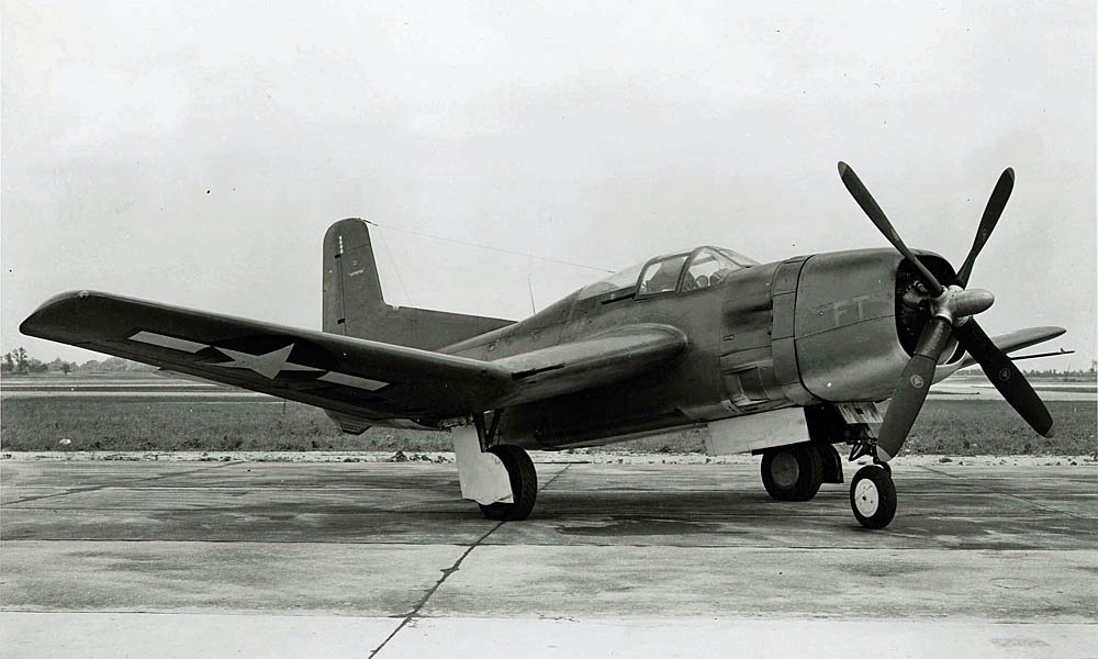 A Douglas BTD-1 Destroyer photographed at the Naval Air Station Patuxent River in Maryland circa 1945. (U.S. Navy Photograph.)