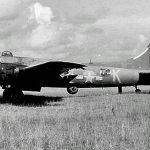 Boeing B-17G Flying Fortress of the 92nd Bomb Group at RAF Podington. (U.S. Air Force Photograph.)