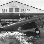 Side view of the Consolidated A-11, an attack version of the Consolidated P-30 (PB-2) two-seat fighter aircraft. (U.S. Air Force Photograph.)