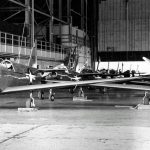 Culver PQ-14 Cadet target drones photographed during maintenance and inspection at Tinker Field, Oklahoma. (U.S. Air Force Photograph.)