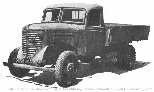 [Figure 398. Possible Model 1 (1941) 4 x 2 Toyoda truck.]