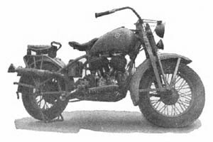 [Figure 401. Model 97 (1937) motorcycle.]