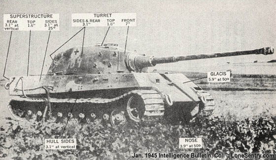 [German King Tiger tank]