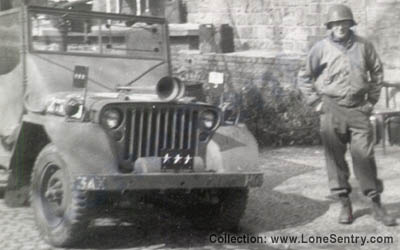 [Jeep of General Patton from Third Army Headquarters, WWII]