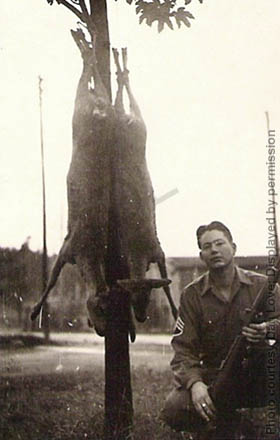 [Hunting trip, Harold Baine, September 1945, Hammelburg, Germany]