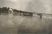 [Seine River bridge Elbeuf and St. Aubin, France, 1945]