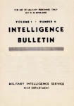 [WWII Intelligence Bulletin Cover]